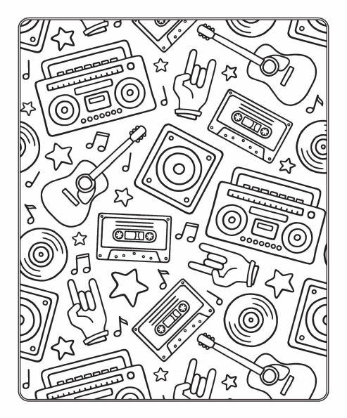 Activity Folder - Neon Vibes