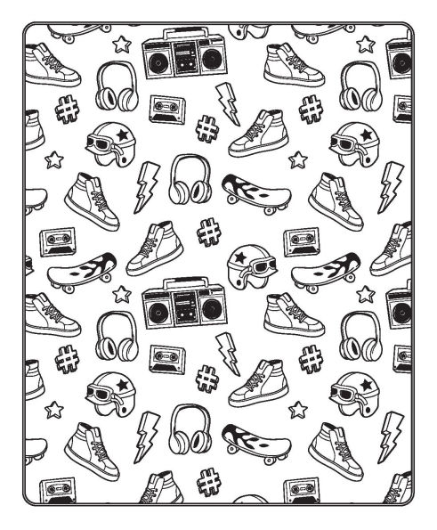 Activity Folder - Neon Vibes