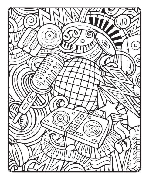 Activity Folder - Neon Vibes