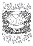 Alternative view 2 of Tattoo Design: Coloring Book: Color-Your-Own Gallery Wall Art