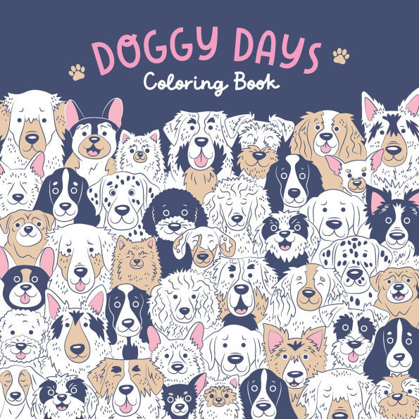 Doggy Days Coloring Book