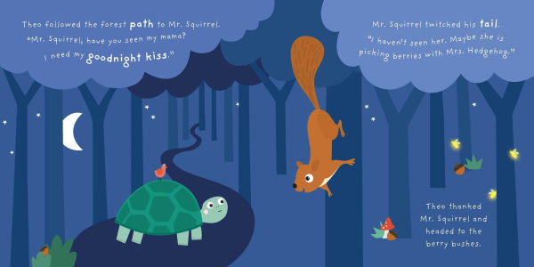 The Goodnight Kiss: Padded Board Book: Picture Storybook