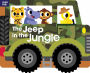The Jeep in the Jungle: Shaped Board Book