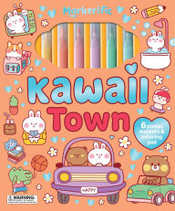 Title: Markerific: Kawaii Town: Activity Folder with 6 Markers, Author: Lake Press