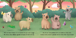 Alternative view 4 of I Love Being a Capybara: Padded Board Book: Picture Storybook