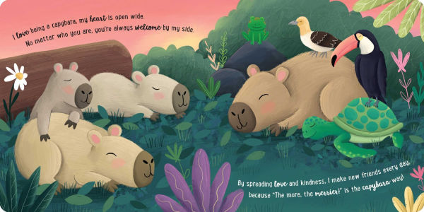 I Love Being a Capybara: Padded Board Book: Picture Storybook