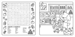 Alternative view 4 of Clever Cuties: Cozy Coloring & Word Search Book: Sweet and Simple Coloring & Word Search for Adults and Kids