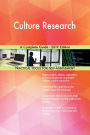 Culture Research A Complete Guide - 2019 Edition