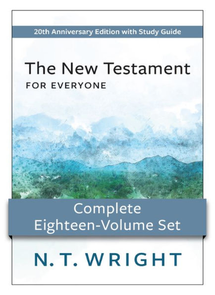 New Testament for Everyone Complete Eighteen-Volume Set: 20th Anniversary Edition with Study Guide