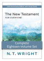 New Testament for Everyone Complete Eighteen-Volume Set: 20th Anniversary Edition with Study Guide