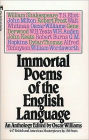 Immortal Poems of the English Language