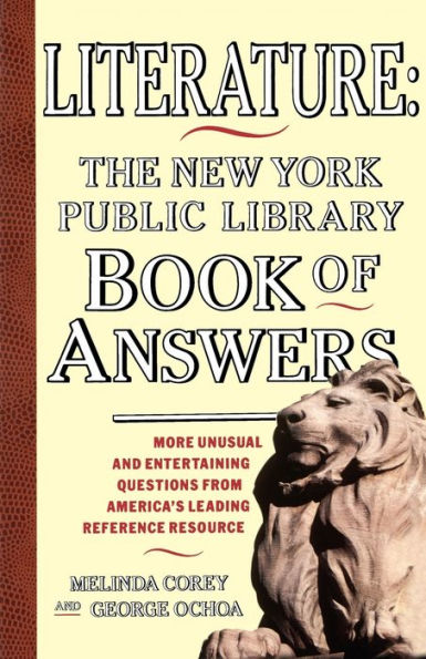 Literature: New York Public Library Book of Answers