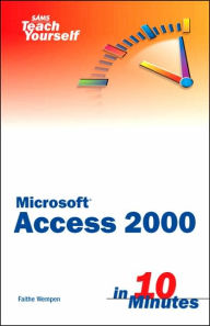 Sams Teach Yourself Microsoft Access 2000 in 10 Minutes