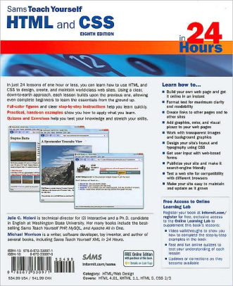 Sams Teach Yourself HTML And CSS In 24 Hours (Sams Teach Yourself ...