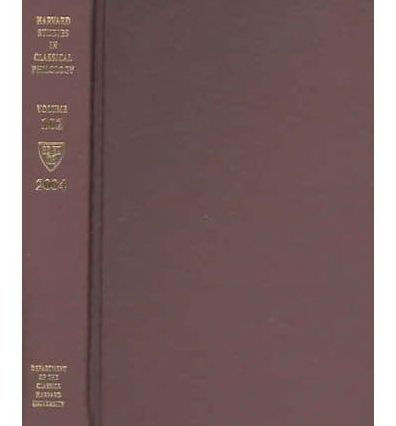 Harvard Studies in Classical Philology, Volume 102