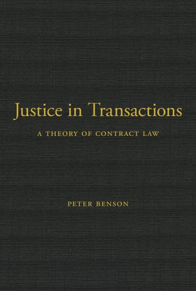 Justice Transactions: A Theory of Contract Law