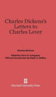 Charles Dickens's Letters To Charles Lever