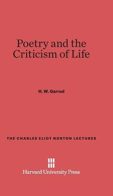 Poetry and the Criticism of Life