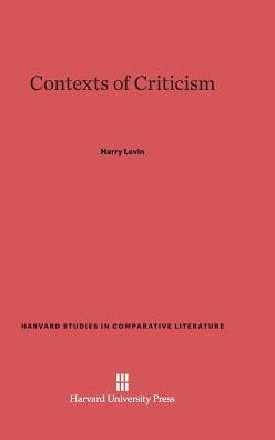 Contexts of Criticism