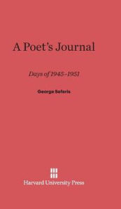 Title: A Poet's Journal: Days of 1945-51, Author: George A. Seferis