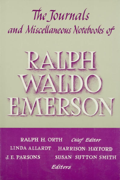 Journals and Miscellaneous Notebooks of Ralph Waldo Emerson, Volume XIV: 1854-1861