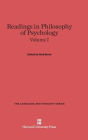 Readings in Philosophy of Psychology, Volume I