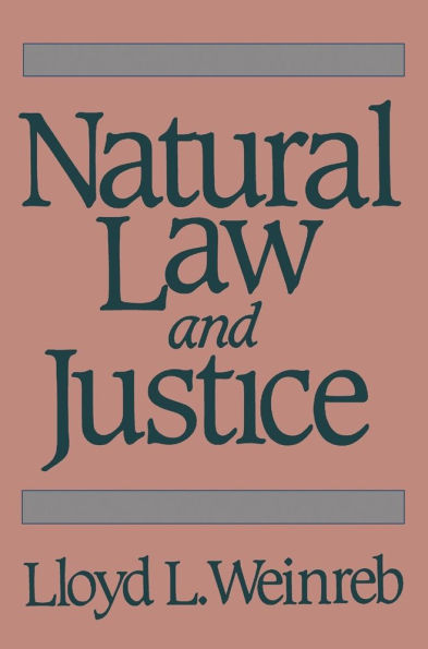 Natural Law and Justice / Edition 1