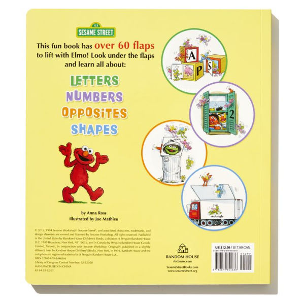 Elmo's Big Lift-and-Look Book (Sesame Street)