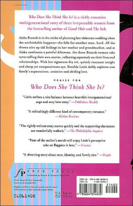 Who Does She Think She Is?: A Novel by Benilde Little, Paperback ...