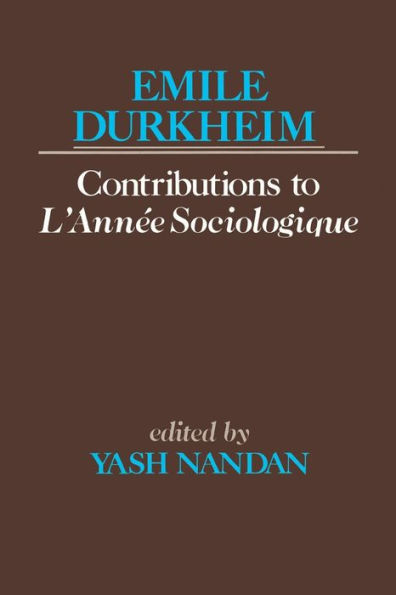 Contributions to L'Année Sociologique