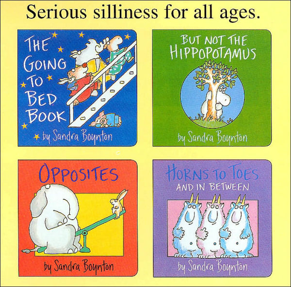 Boynton's Greatest Hits The Big Yellow Box (Boxed Set): The Going to Bed Book; Horns to Toes; Opposites; But Not the Hippopotamus