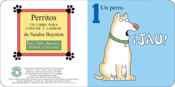 Perritos (Doggies): un libro para contar y ladrar