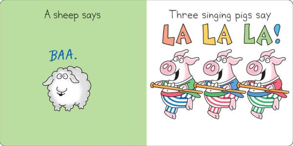 Moo, Baa, La La La!: Oversized Lap Board Book