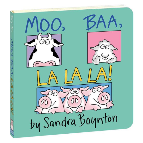 Moo, Baa, La La La!: Oversized Lap Board Book