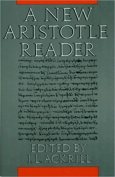 A New Aristotle Reader