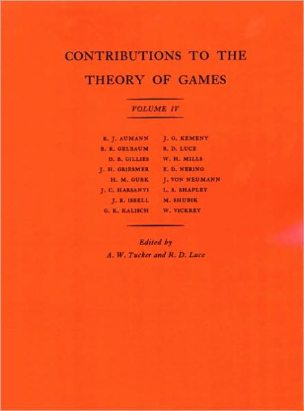 Contributions to the Theory of Games (AM-40), Volume IV