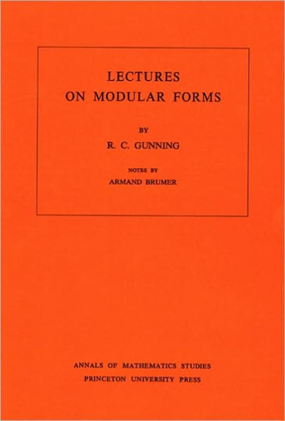 Lectures on Modular Forms. (AM-48), Volume 48