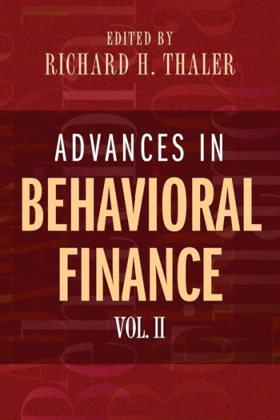 Advances in Behavioral Finance, Volume II / Edition 1