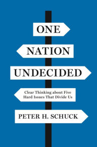 Title: One Nation Undecided: Clear Thinking about Five Hard Issues That Divide Us, Author: Peter H. Schuck