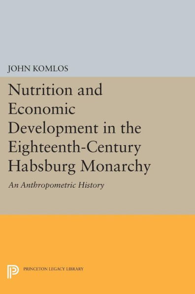 Nutrition and Economic Development the Eighteenth-Century Habsburg Monarchy: An Anthropometric History