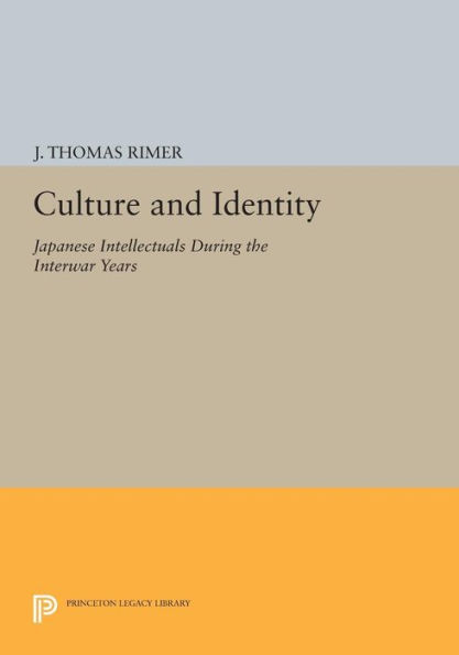 Culture and Identity: Japanese Intellectuals during the Interwar Years