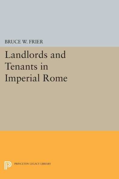 Landlords and Tenants Imperial Rome