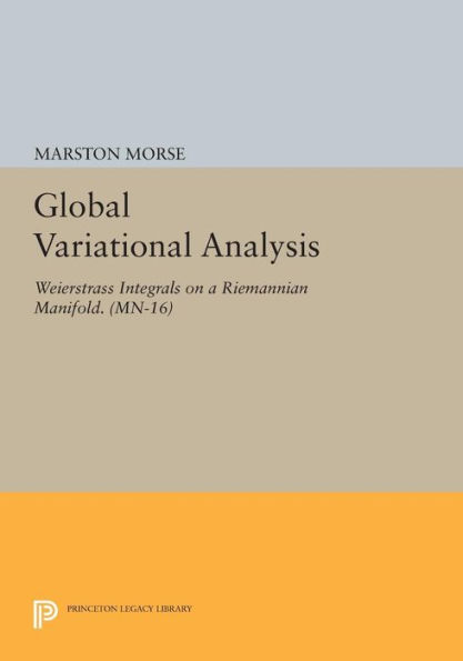 Global Variational Analysis: Weierstrass Integrals on a Riemannian Manifold