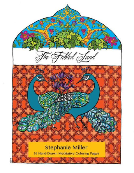 The Fabled Land: 36 Hand-Drawn Meditative Coloring Pages