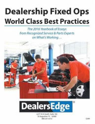 Title: DealersEdge Fixed Ops - World Class Best Practices, Author: Joseph H Ricker PhD Anpp Cn Rp