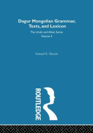 Title: Dagur Mongolian / Edition 1, Author: Samuel E. Martin