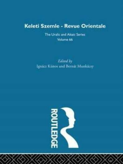 Keleti Szemle-Revue Orientale