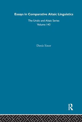 Essays in Comparative Altaic Linguistics / Edition 1