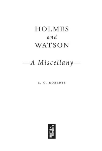 Holmes & Watson