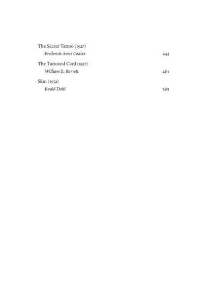 Tales of the Tattooed: An Anthology of Ink